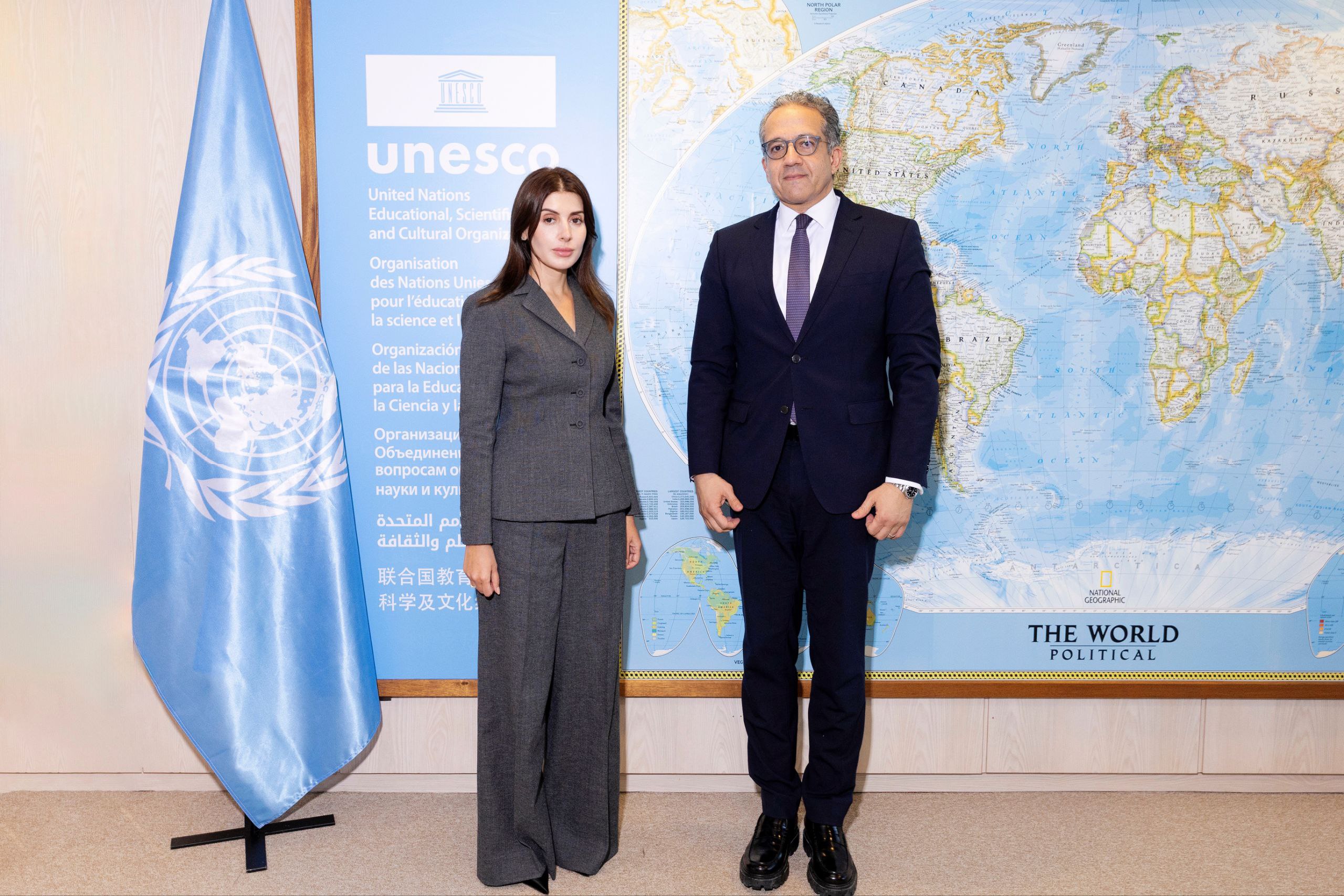a-meeting-took-place-between-gayane-umerova-chairperson-of-the-uzbekistan-art-and-culture-development-foundation-and-khaled-el-enany-director-general-of-unesco